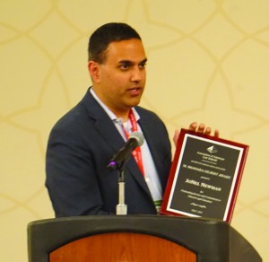 Jayesh Rathod presents M. Shanara Gilbert Award