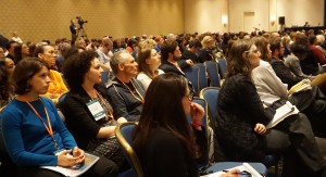 Conference attendees in audience at the Opening Plenary Session of the 2016 AALS Clinical Conference